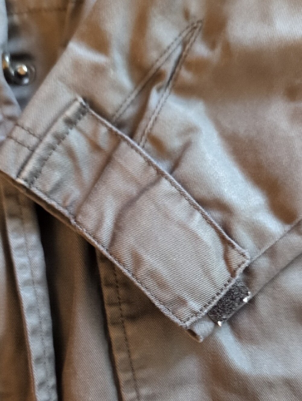 Black Waxed Cotton Hooded Utility Jacket - Picture 5 of 7